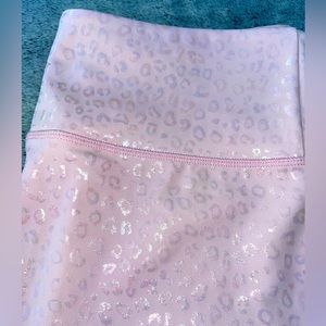 ZYIA Pink Unicorn Leopard Light N Tight 7/8”Leggings  Size 8-10 Never worn